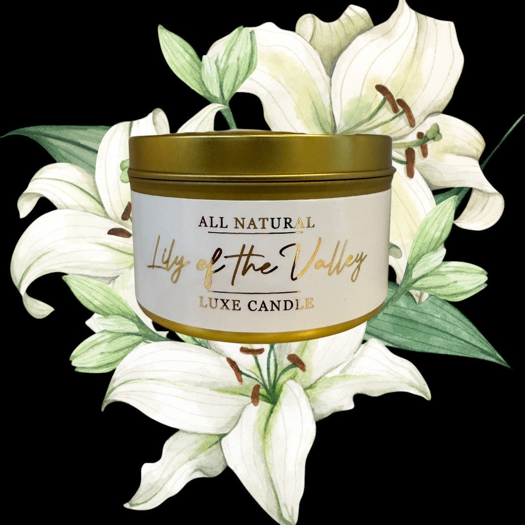 Lily of the Valley - Luxe Hand-Poured Natural Coconut Wax Candle by The Good Shaman
