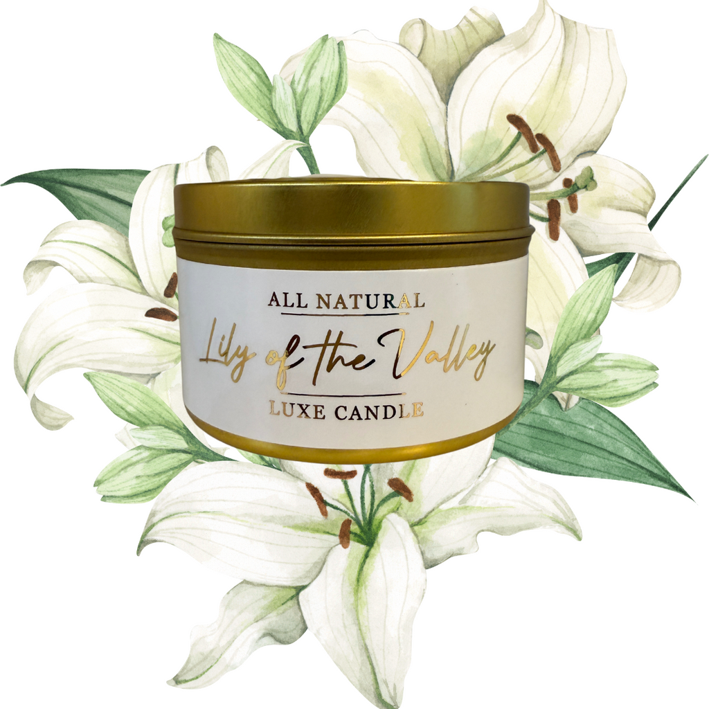 Lily of the Valley - Luxe Hand-Poured Natural Coconut Wax Candle by The Good Shaman