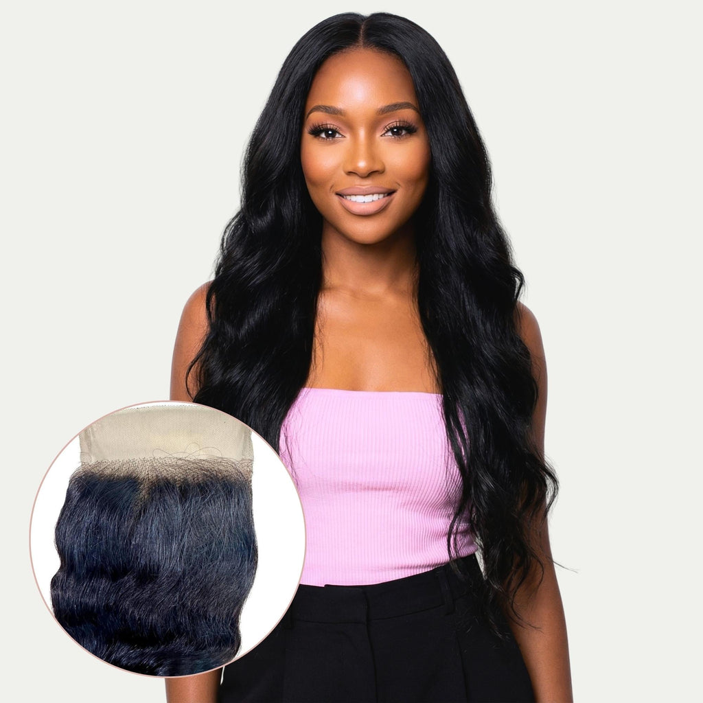 Loose Wave 4x4 Transparent Lace Human Hair Closure by Private Label
