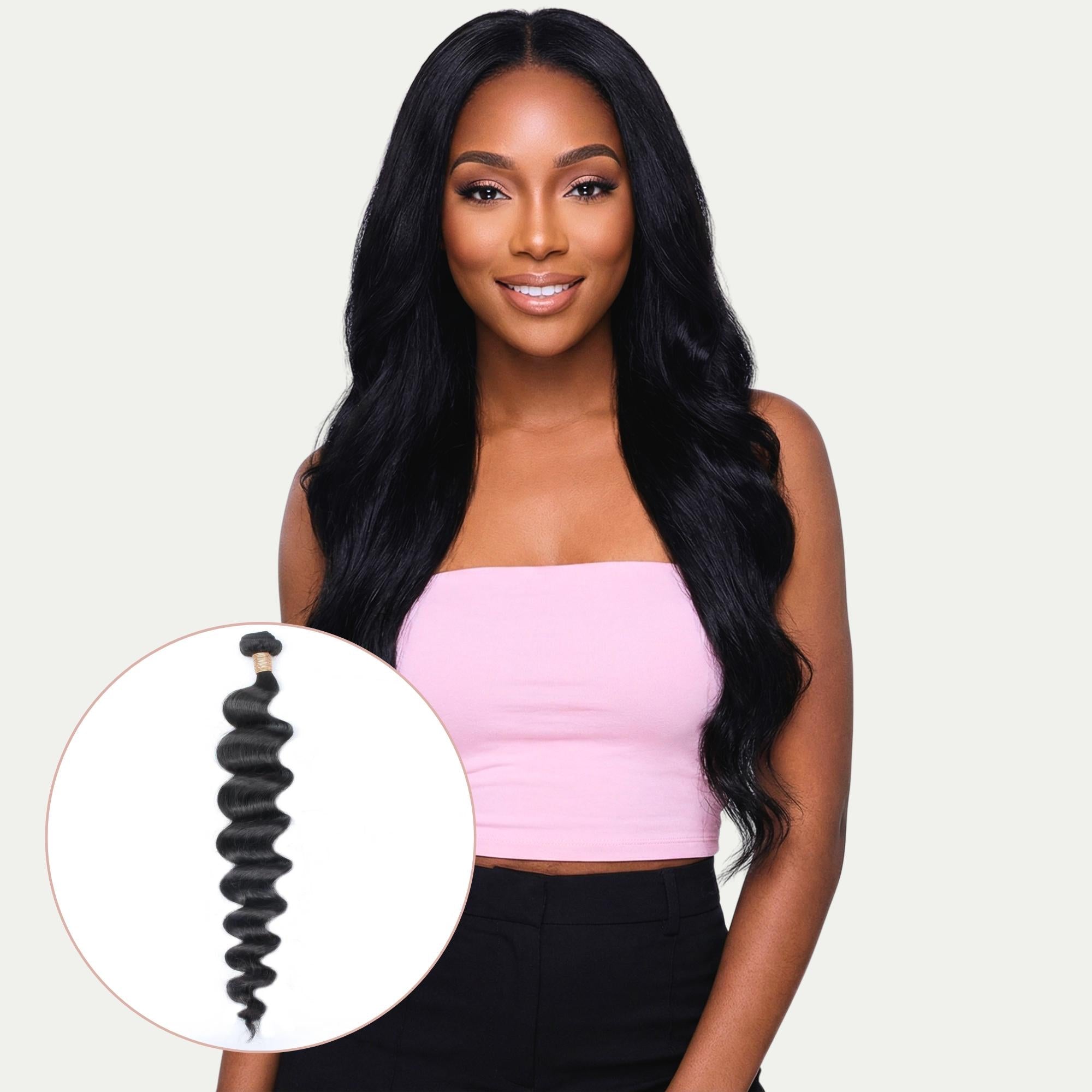 Loose Wave 100% Human Hair Bundles by Private Label