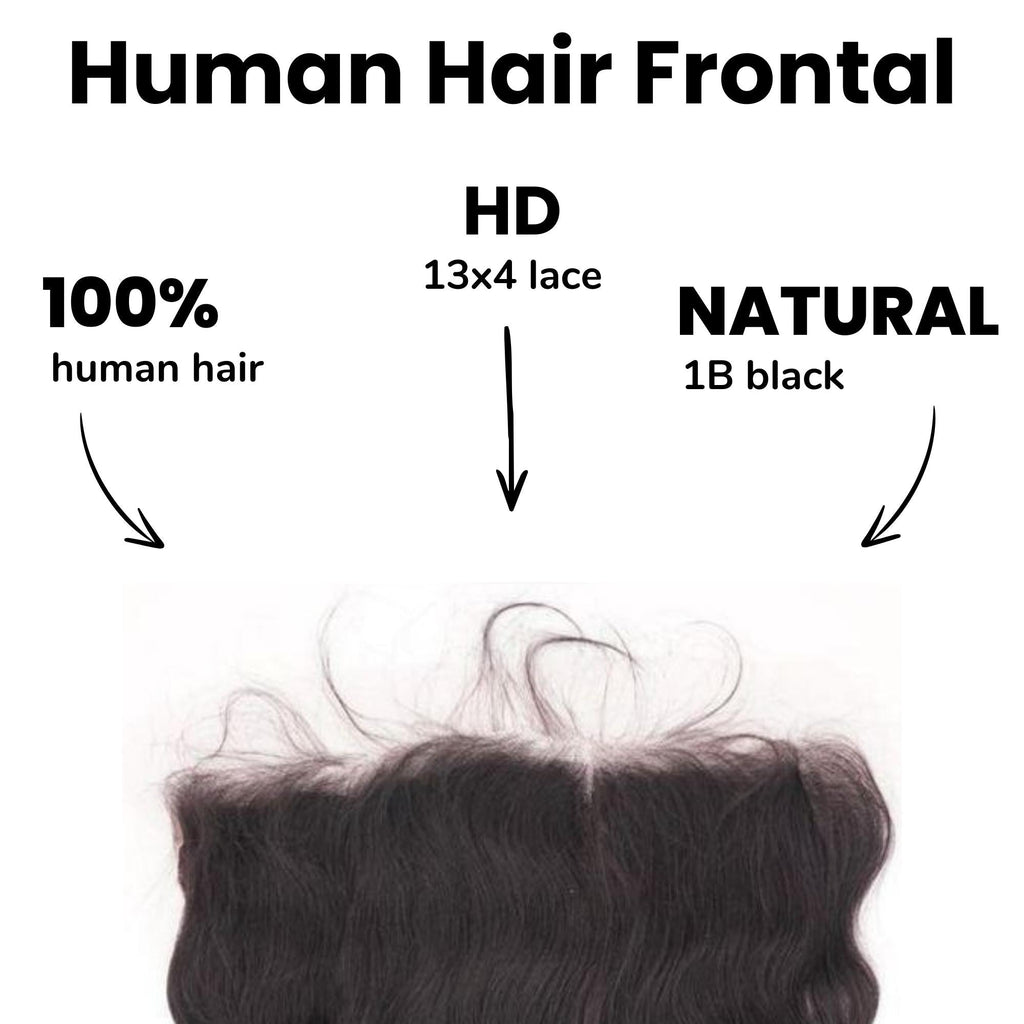 Loose Wave 13x4 HD Lace Human Hair Frontal by Private Label