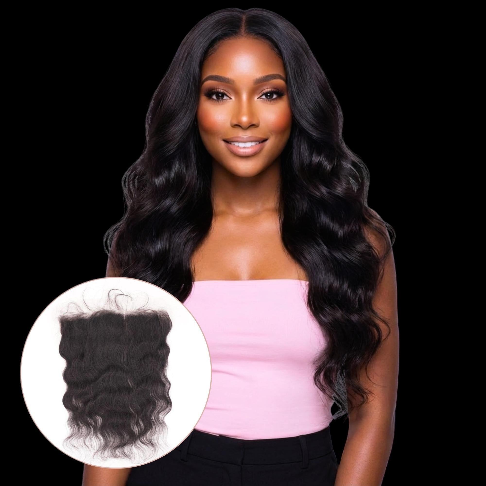 Loose Wave 13x4 HD Lace Human Hair Frontal by Private Label