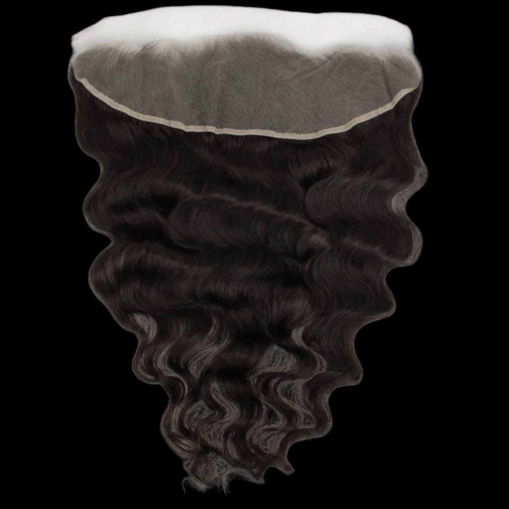 Loose Wave 13x4 Transparent Lace Human Hair Frontal by Private Label