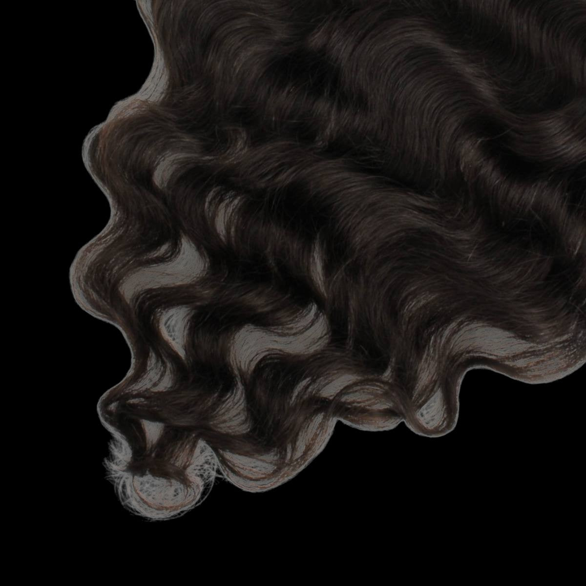 Loose Wave 13x4 Transparent Lace Human Hair Frontal by Private Label