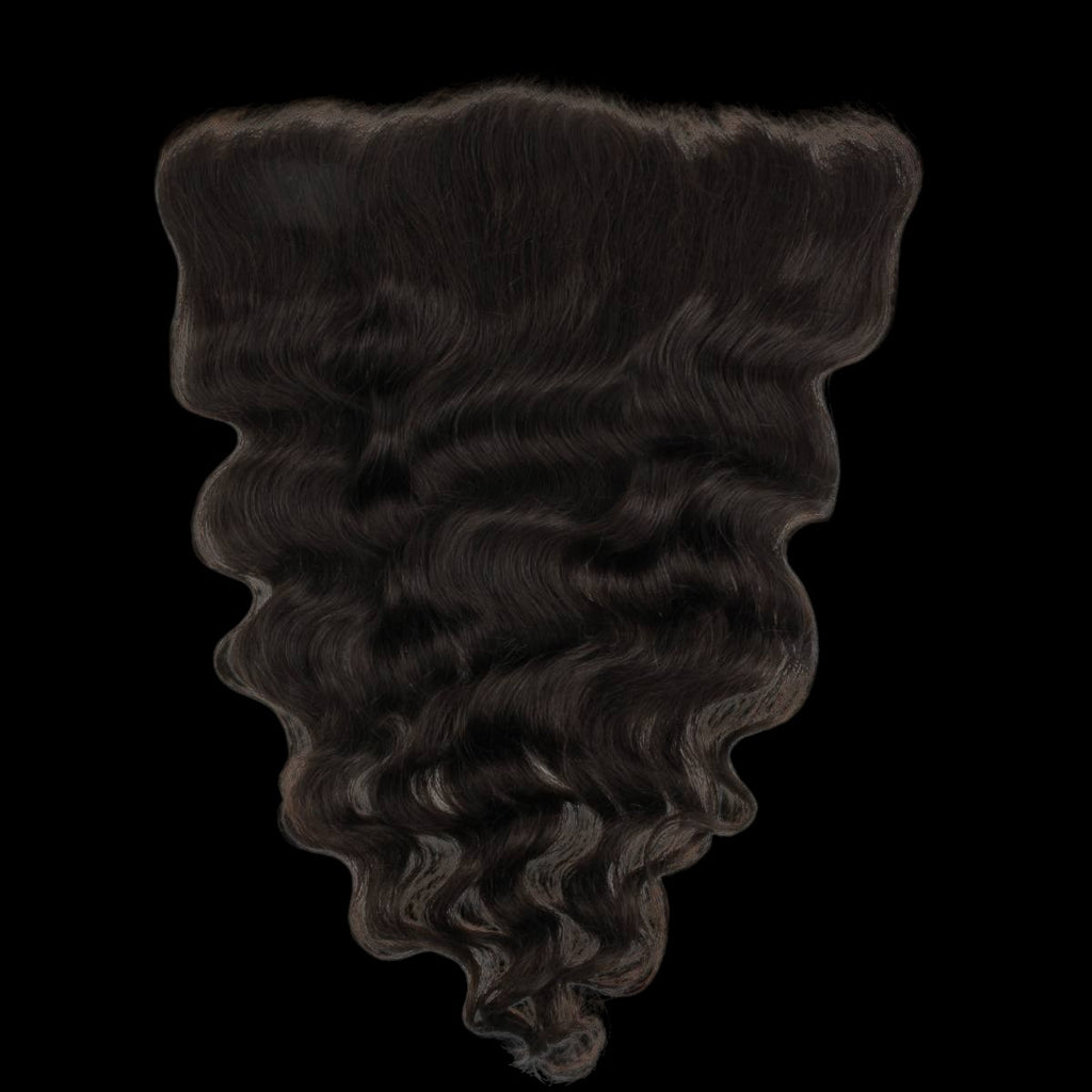 Loose Wave 13x4 Transparent Lace Human Hair Frontal by Private Label
