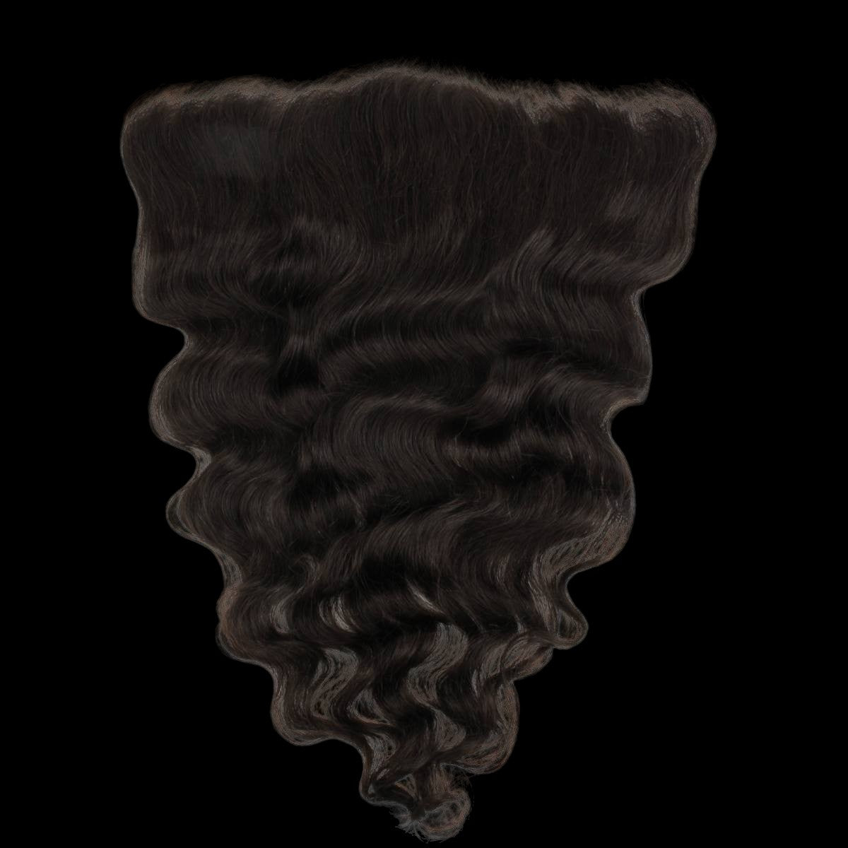Loose Wave 13x4 Transparent Lace Human Hair Frontal by Private Label