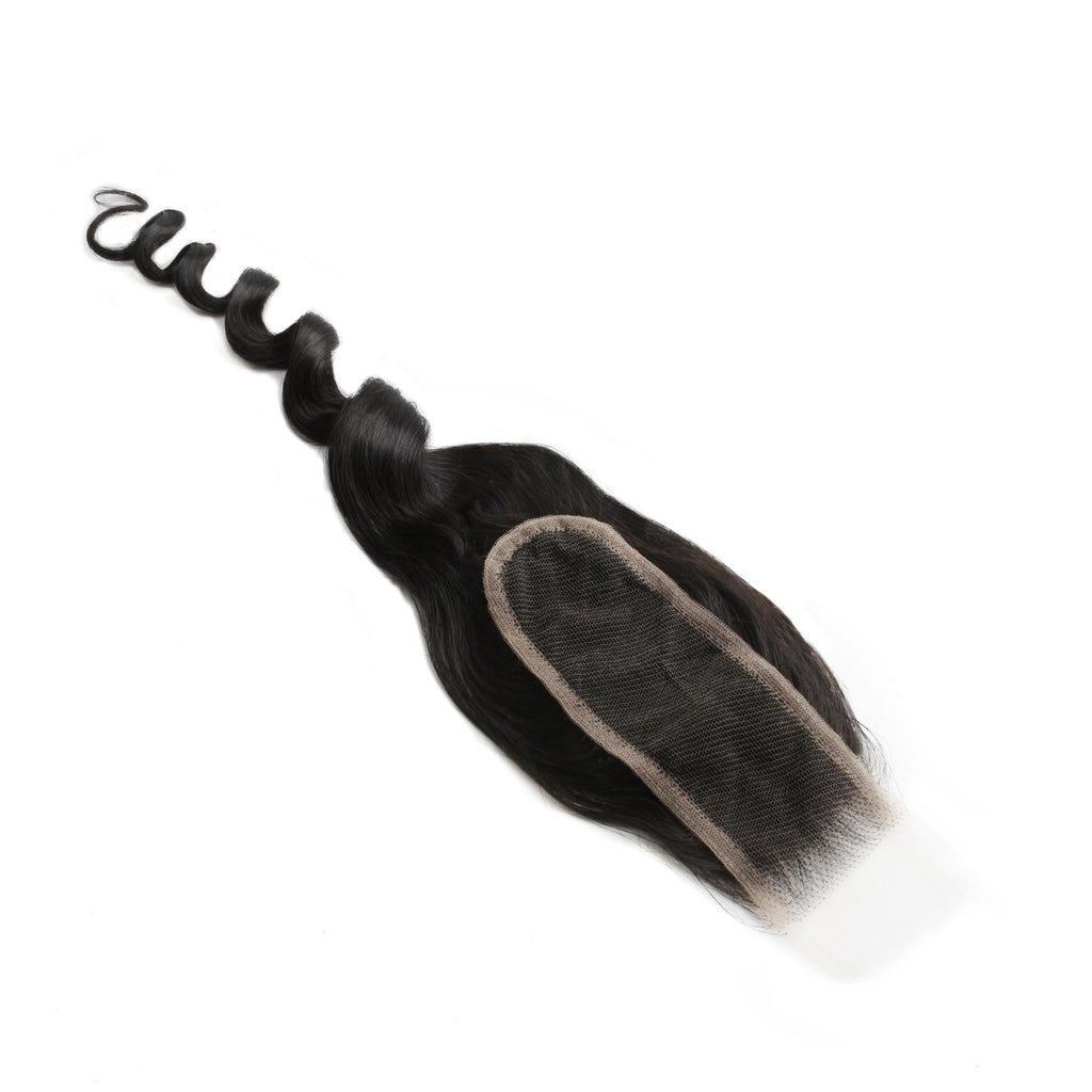 Loose Wave 2x6 HD Lace Human Hair Closure by Private Label