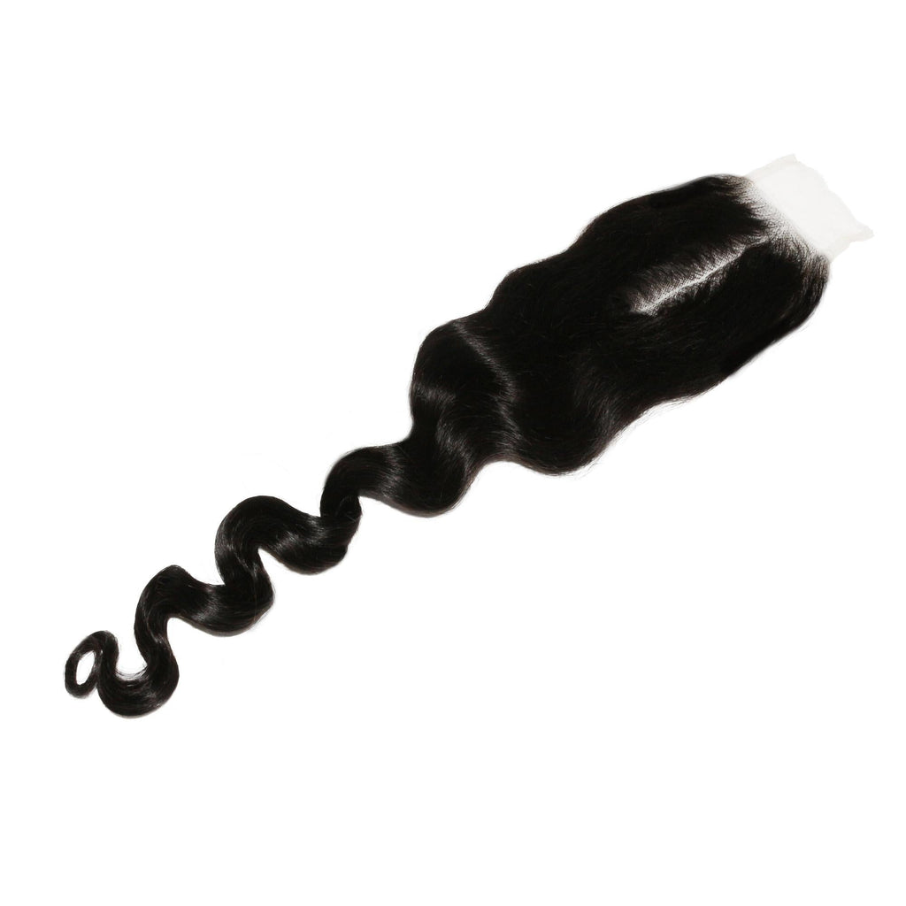 Loose Wave 2x6 Transparent Lace Human Hair Closure by Private Label