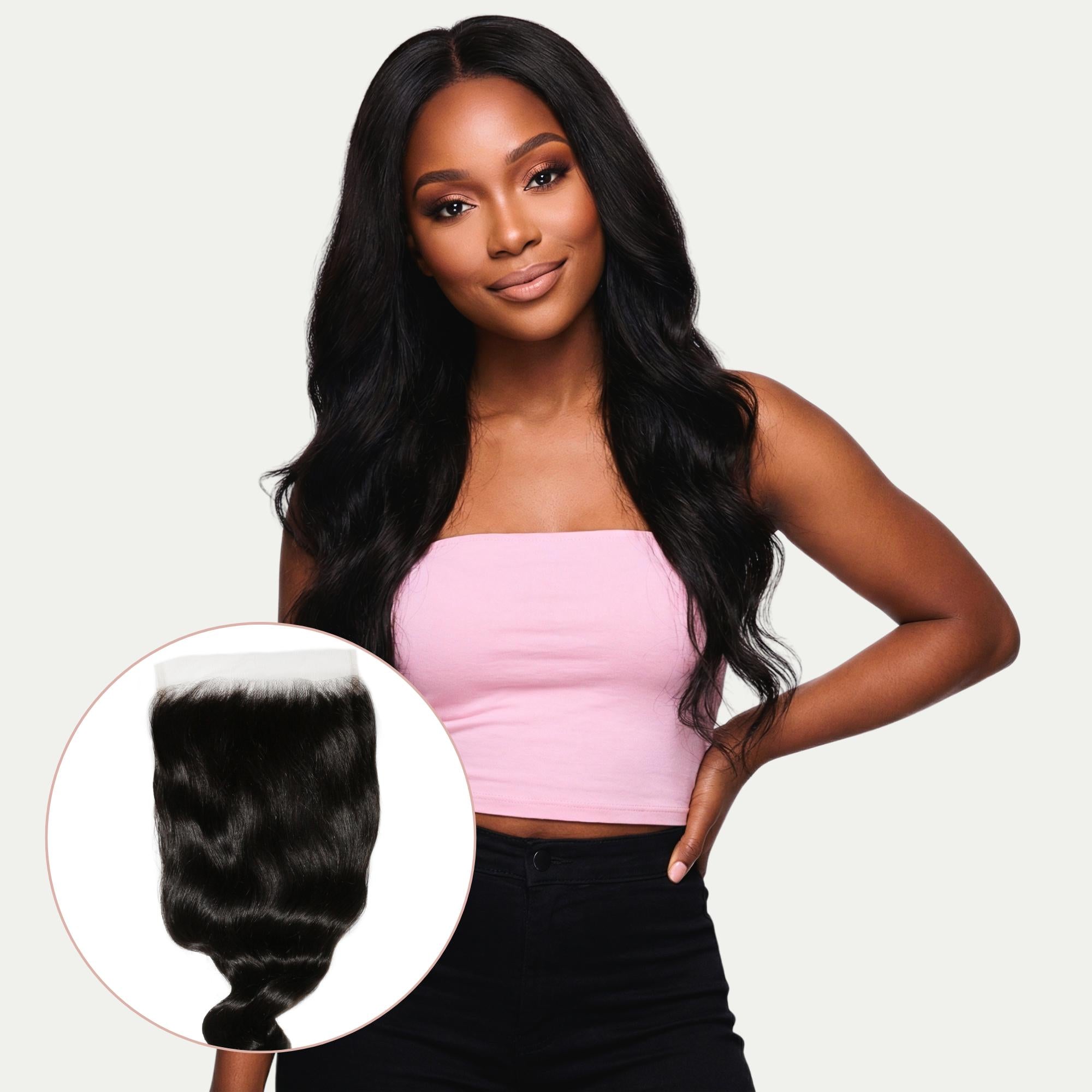 Loose Wave 6x6 HD Lace Human Hair Closure by Private Label