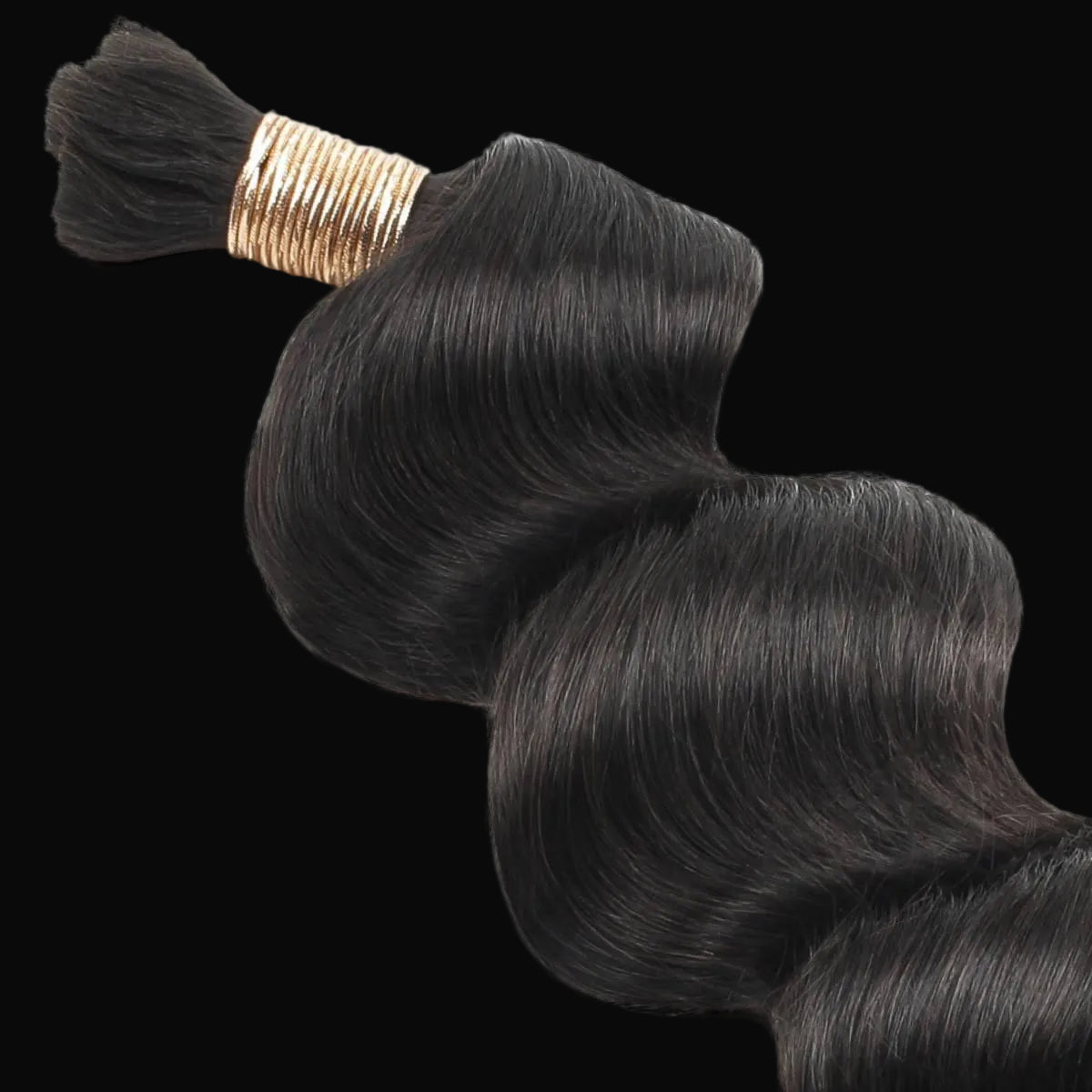 Loose Wave Bulk 100% Human Braiding Hair by Private Label