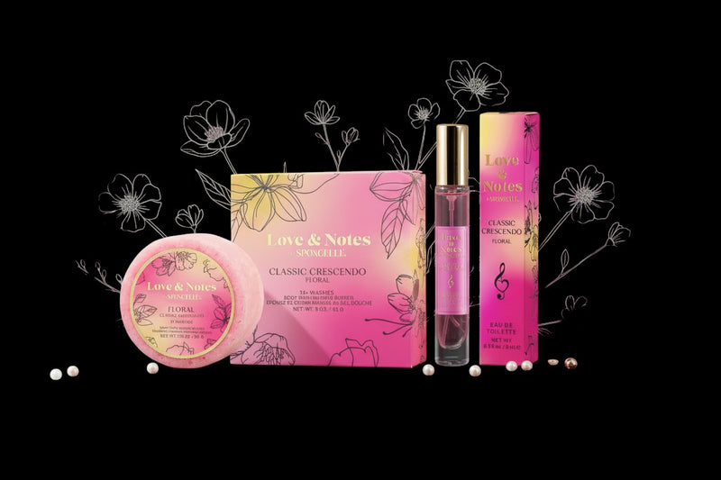 Classic Crescendo Love & Notes Trio Set by Spongellé