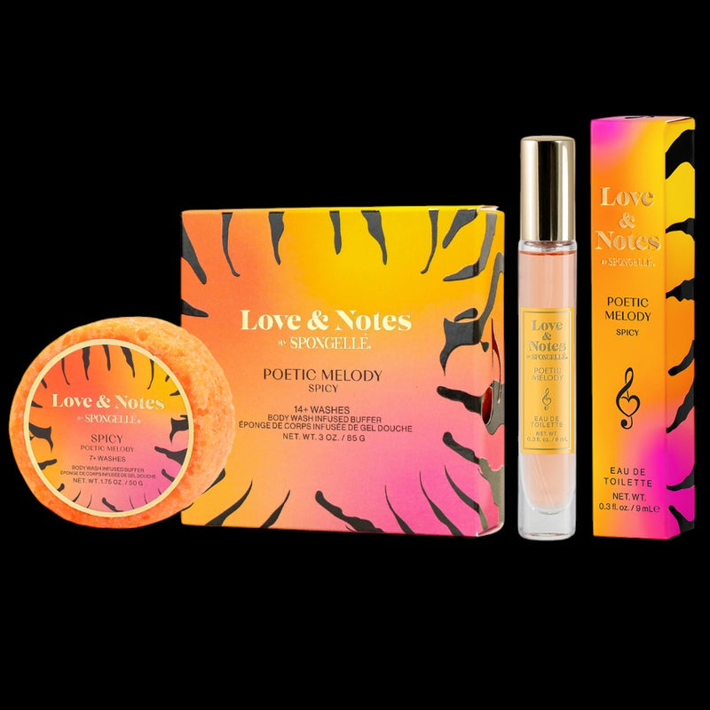 Poetic Melody Love & Notes Trio Set by Spongellé
