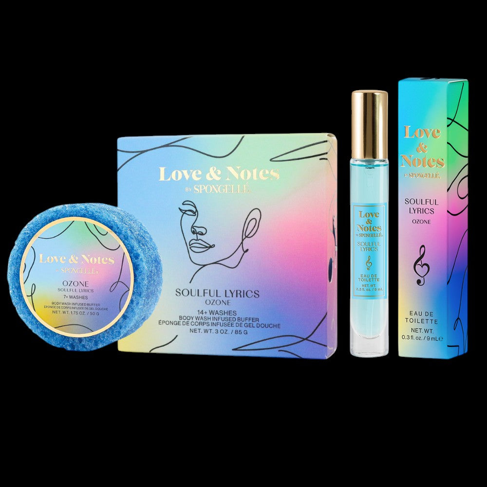 Soulful Lyrics Love & Notes Trio Set by Spongellé
