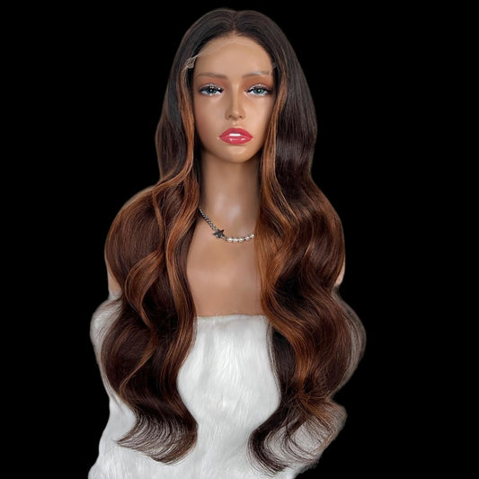 Luscious Glueless 5x5 HD Lace Professionally Colored 100% Human Hair Closure Wig by Private Label