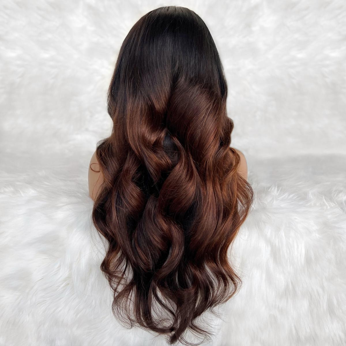 Luscious Glueless 5x5 HD Lace Professionally Colored 100% Human Hair Closure Wig by Private Label