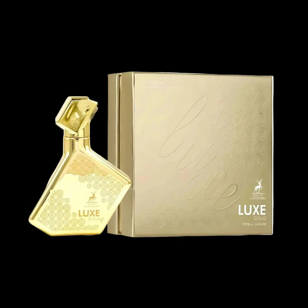 Luxe Gold By Maison Alhambra For Unisex 3.4oz EDP Spray by perfumesandrea