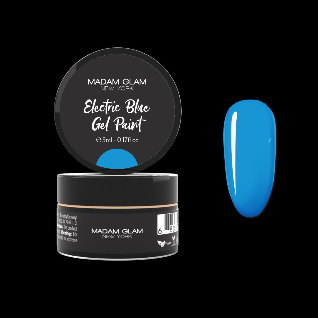 Electric Blue Gel Paint by Madam Glam