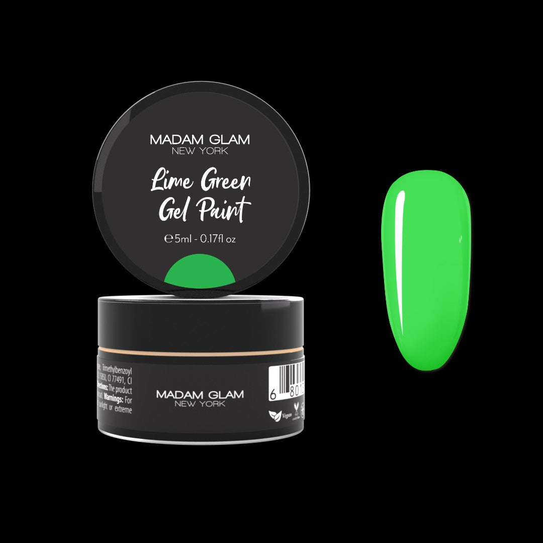 Lime Green Gel Paint by Madam Glam