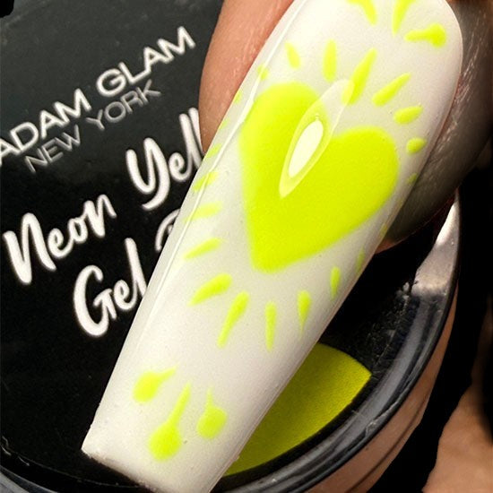 Neon Yellow Gel Paint by Madam Glam
