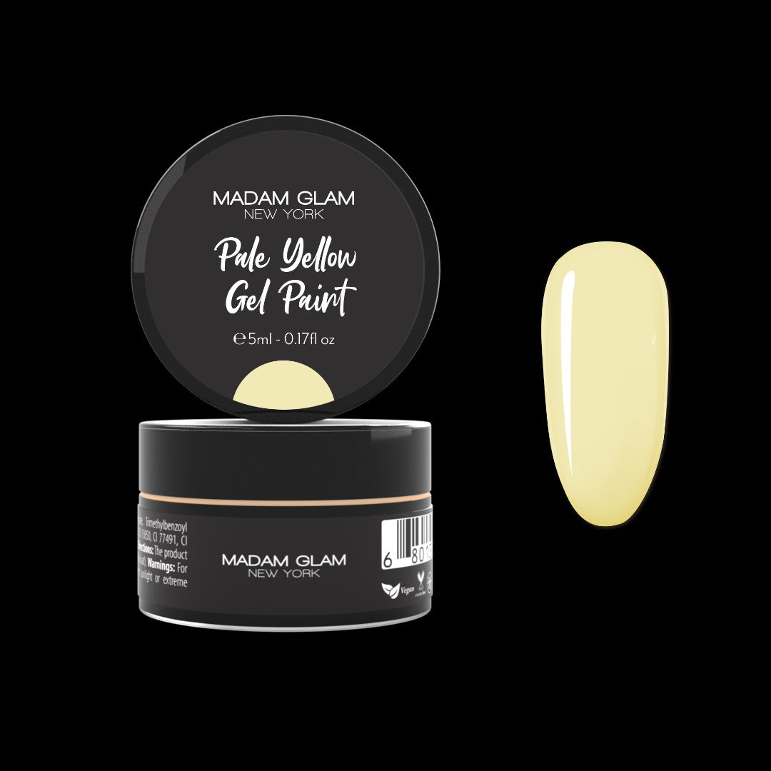 Pale Yellow Gel Paint by Madam Glam