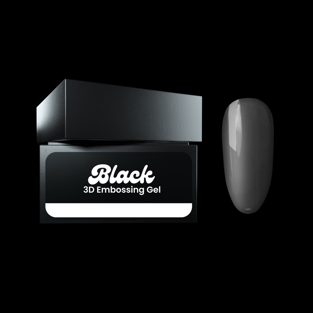 Black 3D Embossing Gel by Madam Glam