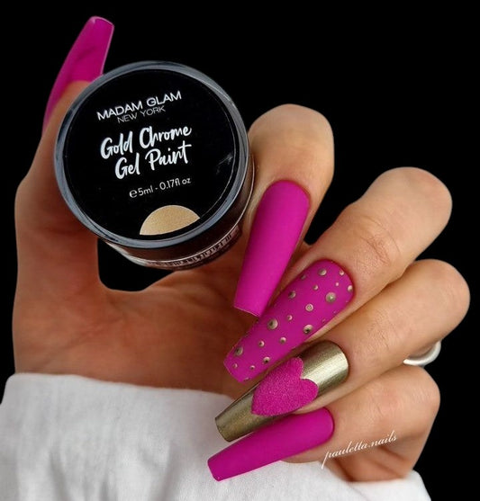 Gold Chrome Gel Paint by Madam Glam