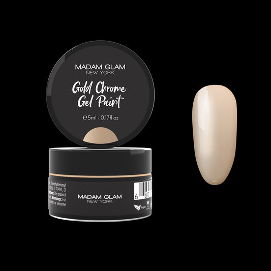 Gold Chrome Gel Paint by Madam Glam