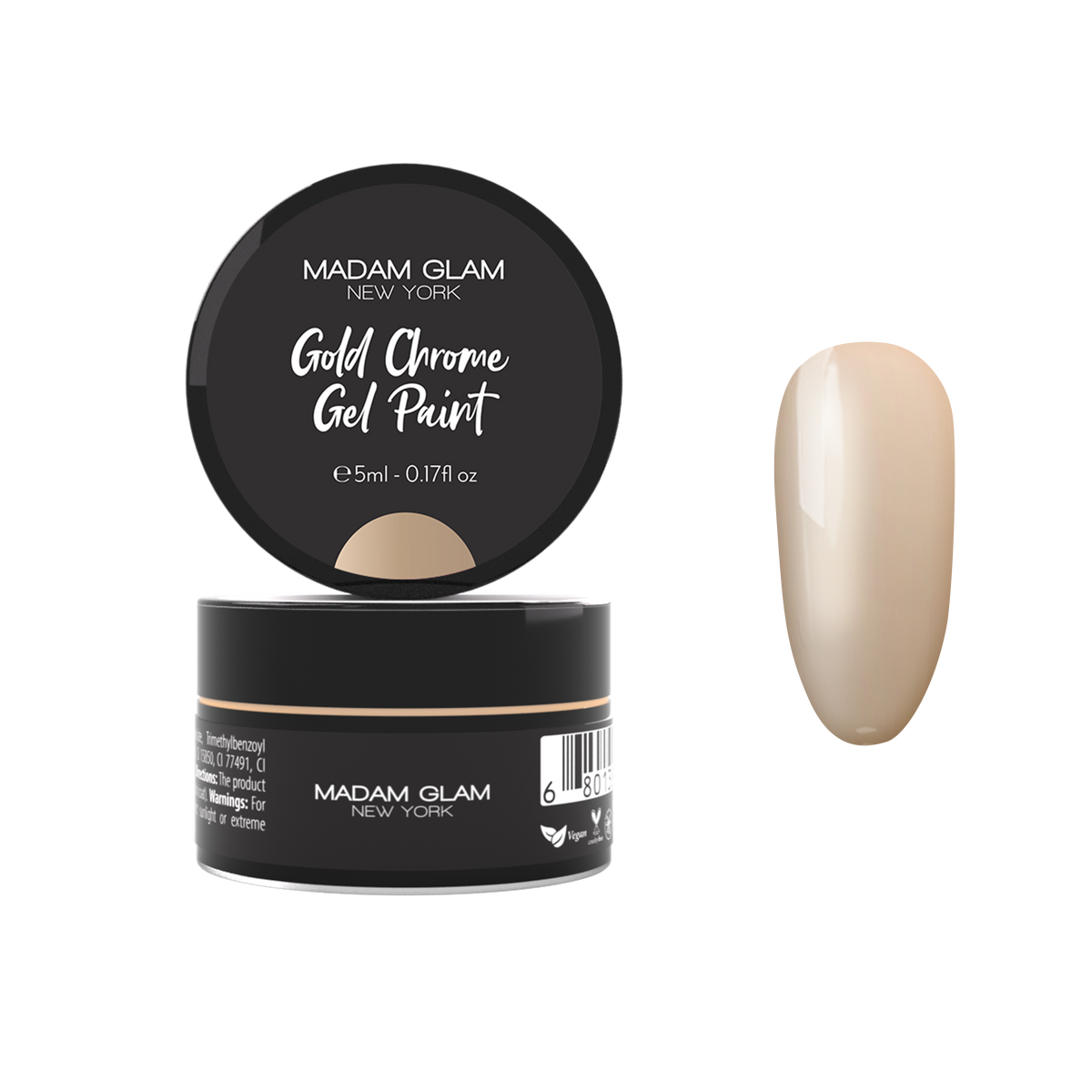 Gold Chrome Gel Paint