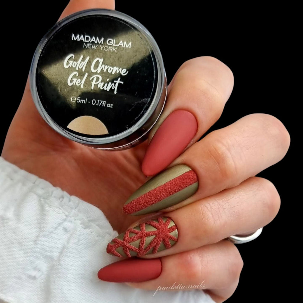 Gold Chrome Gel Paint by Madam Glam
