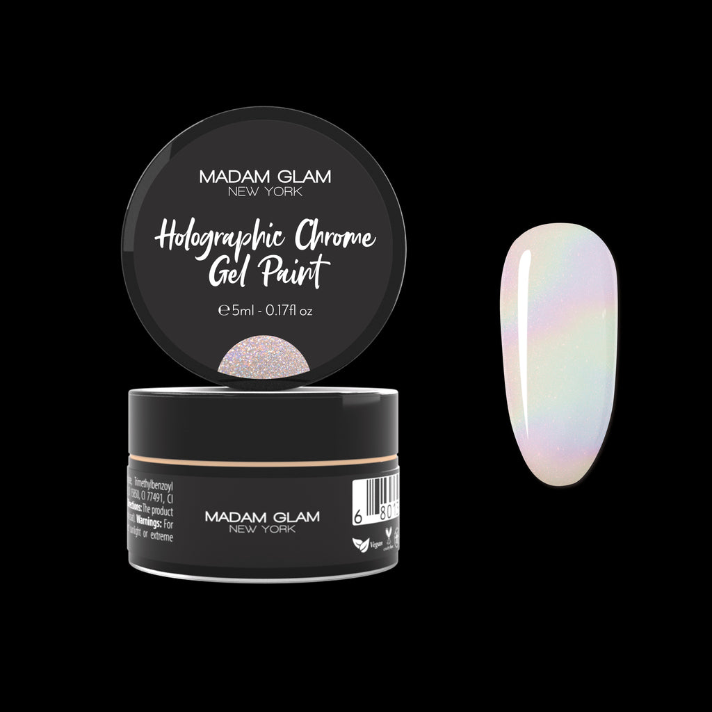 Holographic Chrome Gel Paint by Madam Glam