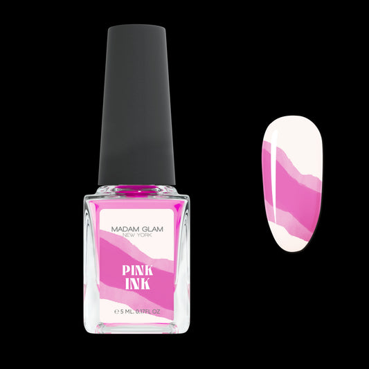 Pink Nail Art Ink by Madam Glam