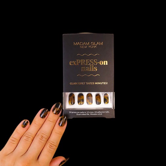 Tortie - exPRESS-on nails by Madam Glam
