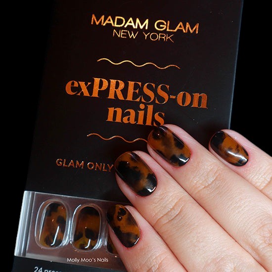 Tortie - exPRESS-on nails by Madam Glam