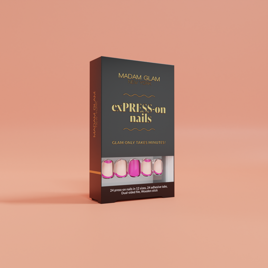 Flamingo - exPRESS-on nails by Madam Glam