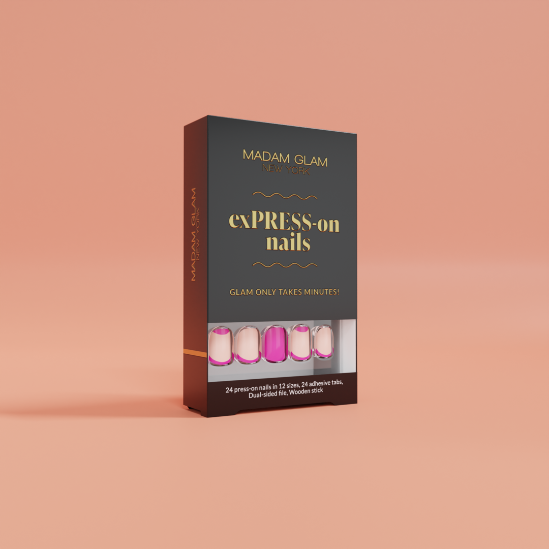 Flamingo - exPRESS-on nails by Madam Glam