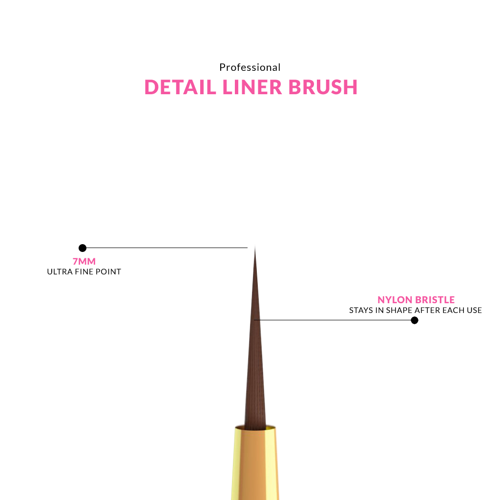 Professional Detail Liner Nail Brush by Madam Glam