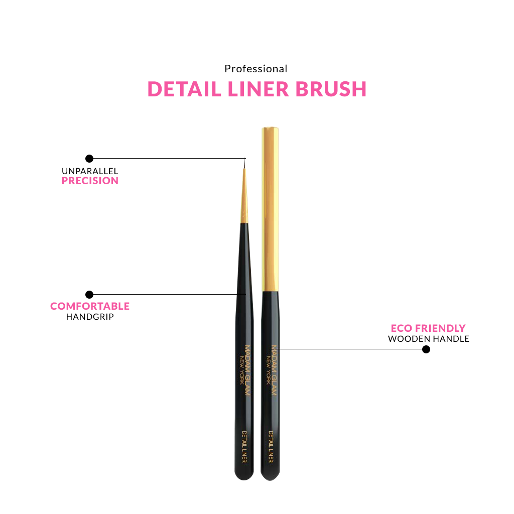 Professional Detail Liner Nail Brush by Madam Glam