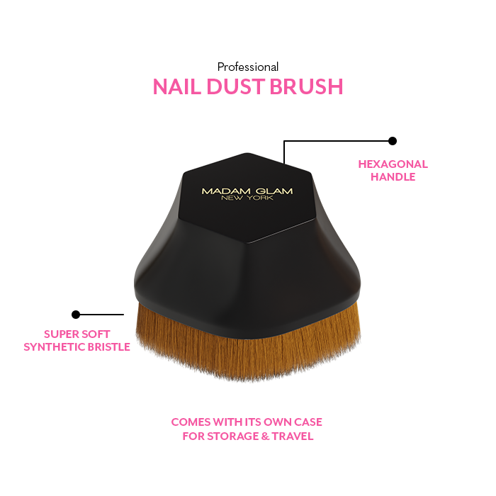 Professional Nail Dust Brush by Madam Glam