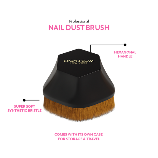 Professional Nail Dust Brush by Madam Glam