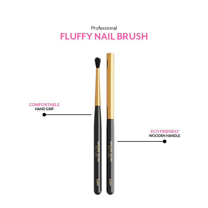 Professional Fluffy Nail Brush by Madam Glam