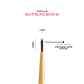 Professional Flat Plaid Nail Brush by Madam Glam