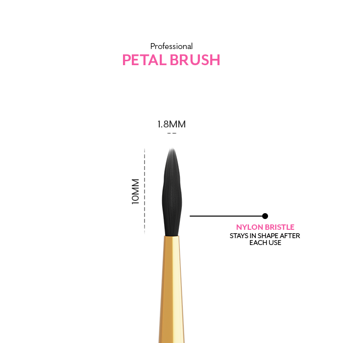 Professional Petal Nail Brush by Madam Glam