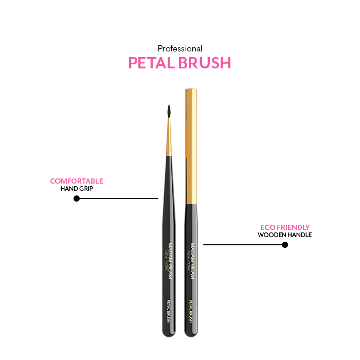 Professional Petal Nail Brush by Madam Glam