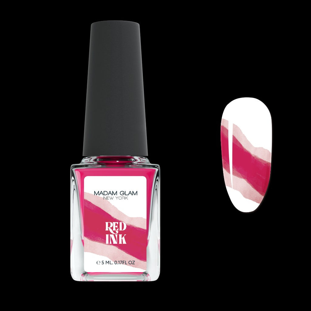 Red Nail Art Ink by Madam Glam