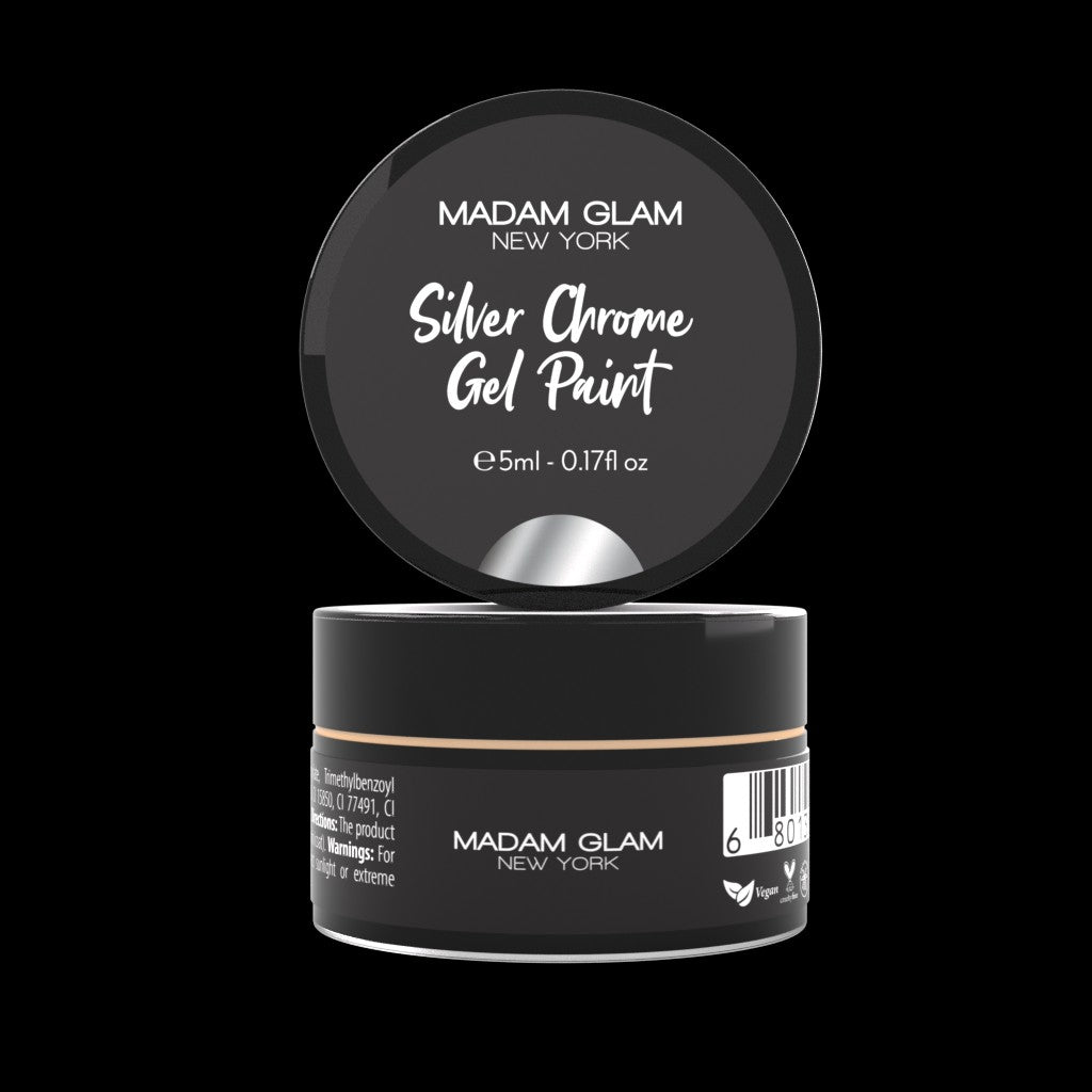 Silver Chrome Gel Paint by Madam Glam