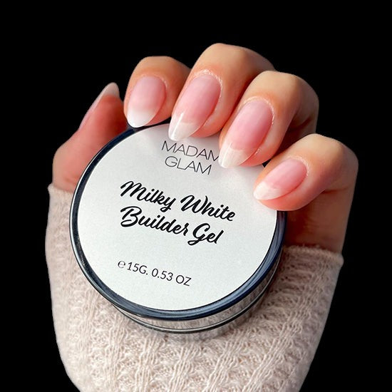 Milky White Builder Gel by Madam Glam