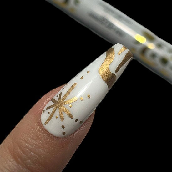 Vintage Gold Mirror Art Pen by Madam Glam