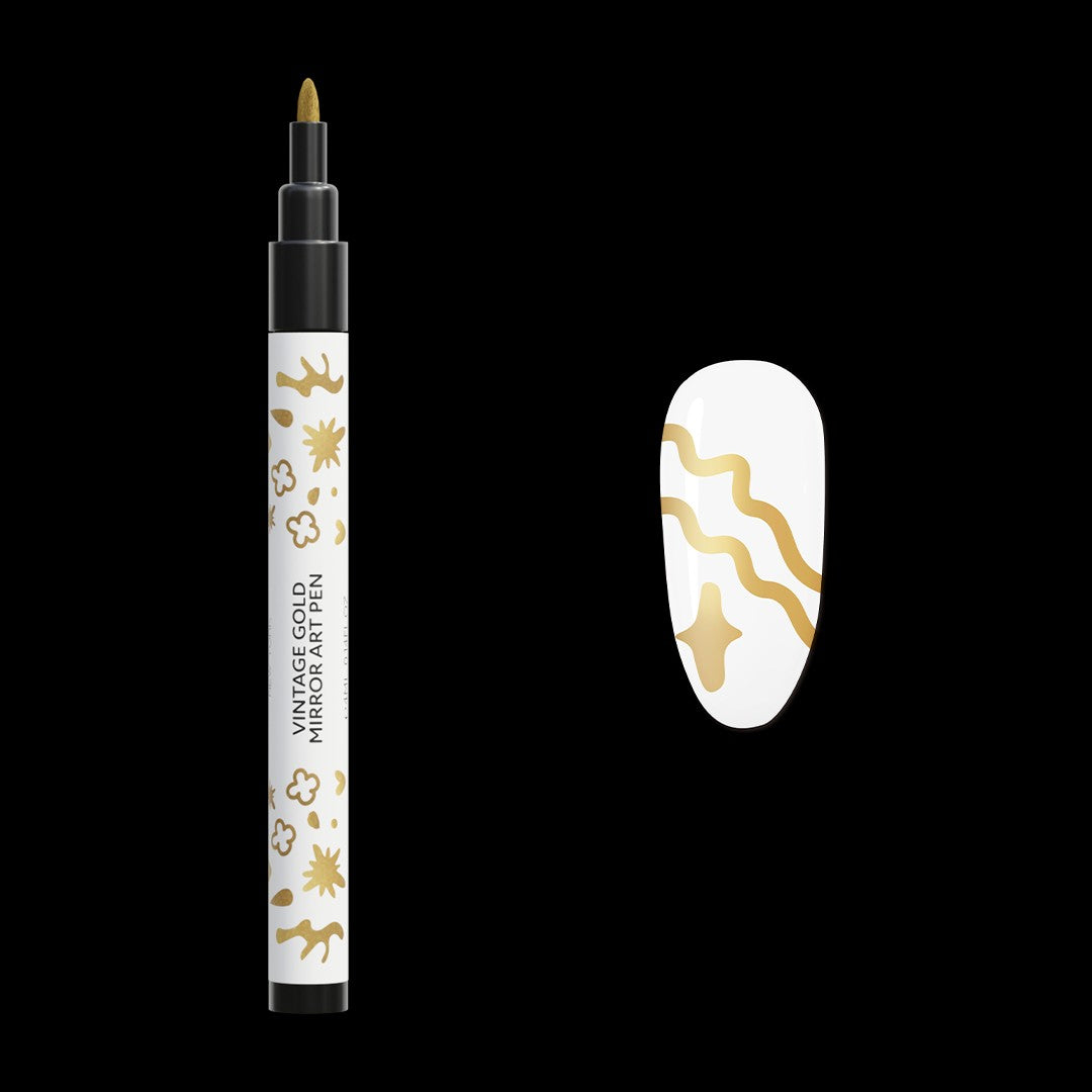 Vintage Gold Mirror Art Pen by Madam Glam