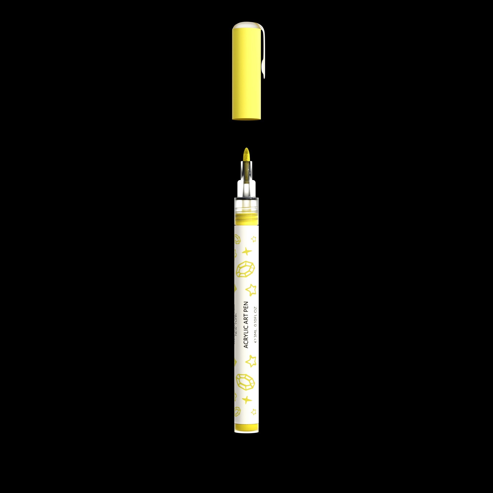 Yellow Art Pen by Madam Glam