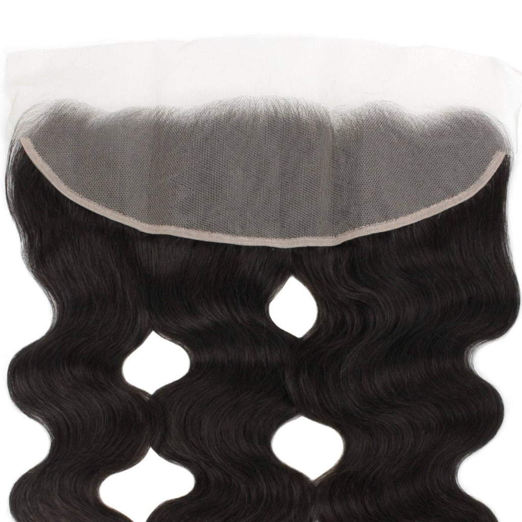Malaysian Body Wave 13x4 Transparent Lace Human Hair Frontal by Private Label